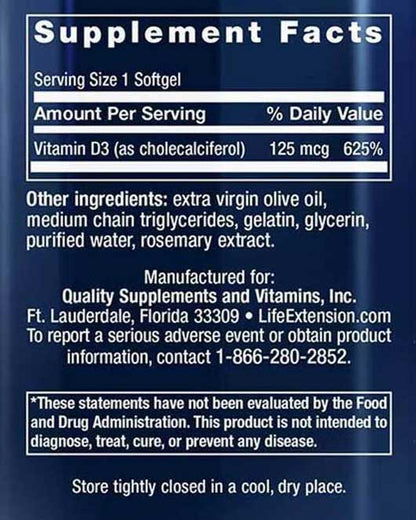 LDR VITAMIN D3 TB 125MCG 100