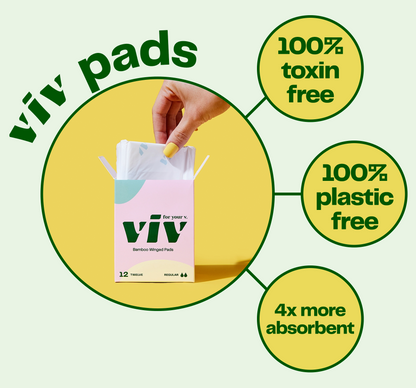 VIV FOR YOUR V PADS,NIGHT,DBL WING,BMBOO