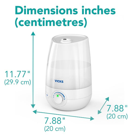 HUMIDIFIER VUL525 CL MIST FIL/FR .5GAL