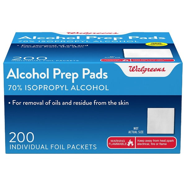 ALCOHOL PREP PADS 100CT RUGBY