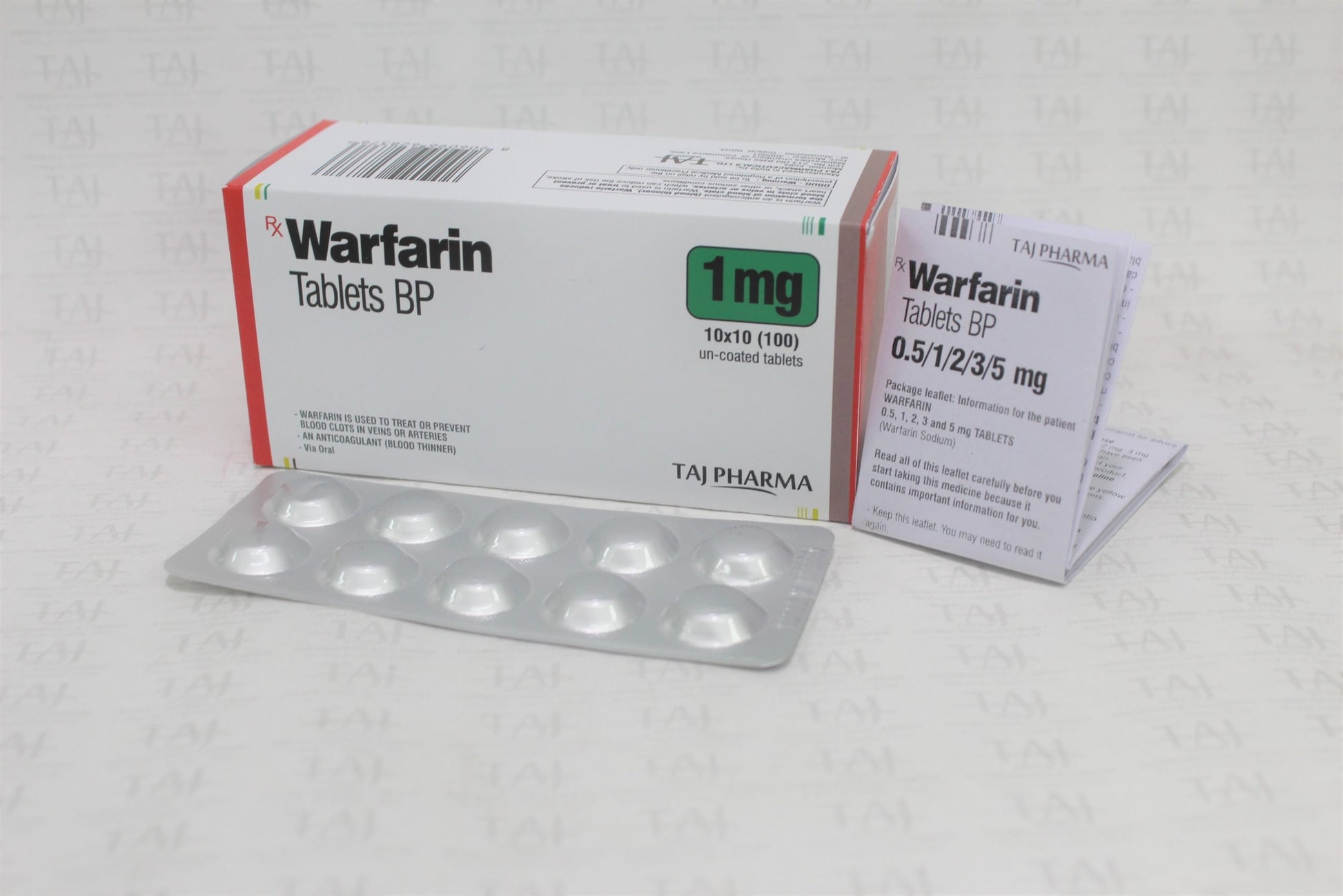 WARFARIN SOD TB 1MG 100 CPLT