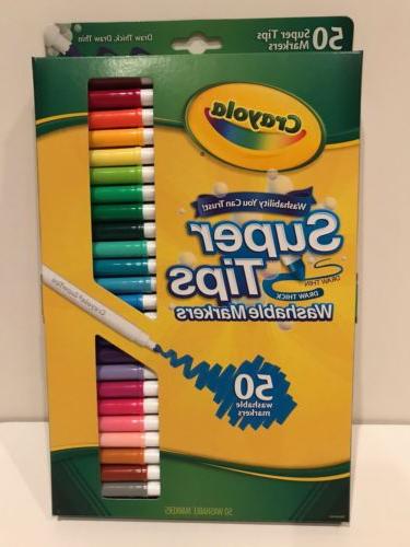 Crayola Washable Super Tips Markers, 10 count
