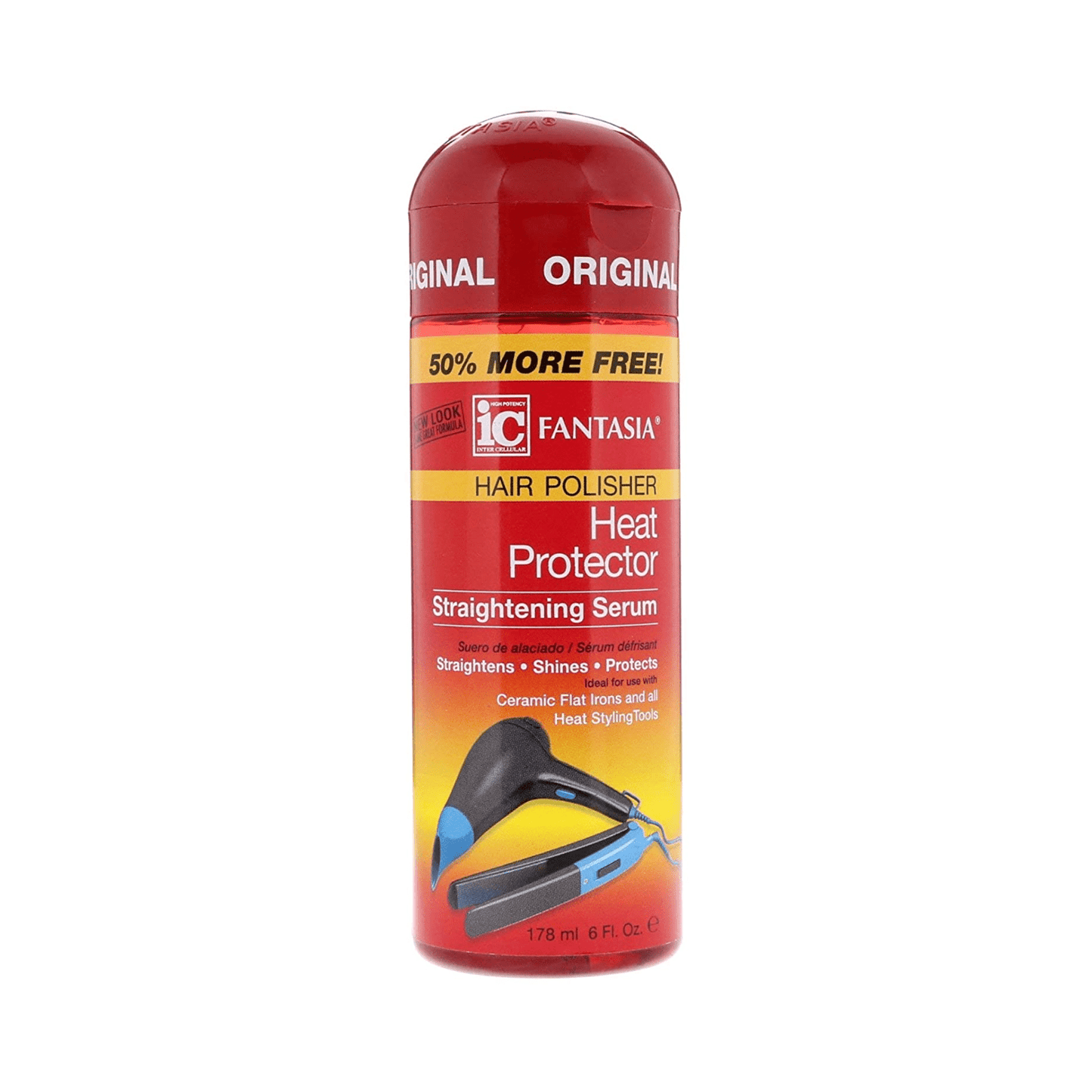Fantasia Ic Heat Protector Serum Straightening 6oz