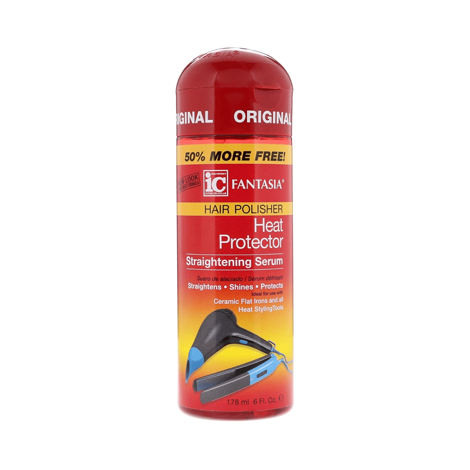 Fantasia Ic Heat Protector Serum Straightening 6oz