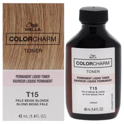 Wella Color Charm Liquid Toner #T15 Pale Beige Blonde