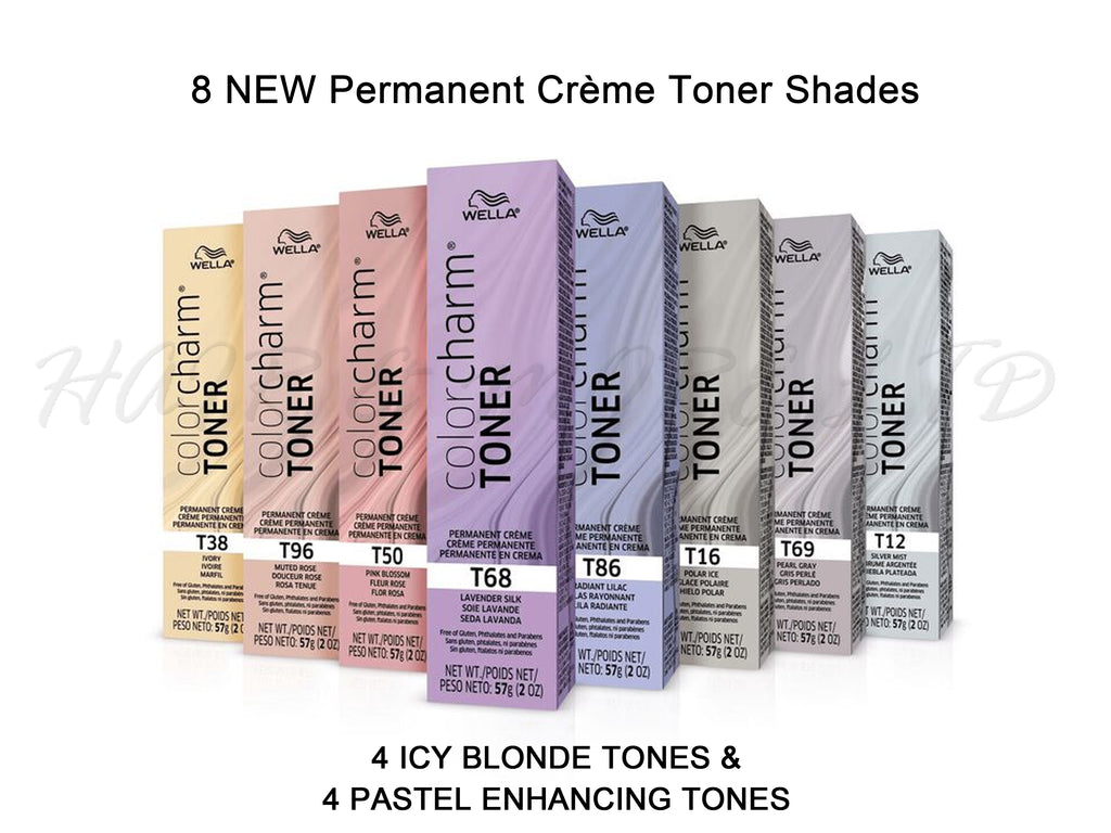 Wella Color Charm Creme Toner #T12 Silver Mist 2oz