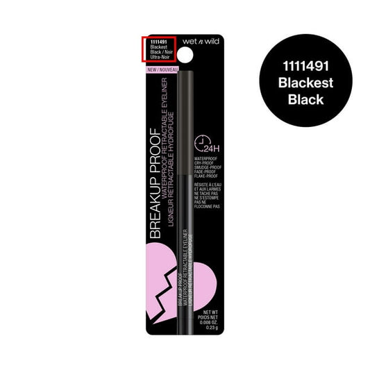 wet n wild Mega Last Breakup-Proof Retractable Eyeliner - Black