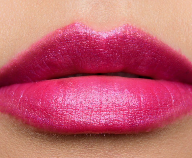 wet n wild Silk Finish Lipstick - Fuchsia with Blue Pearl