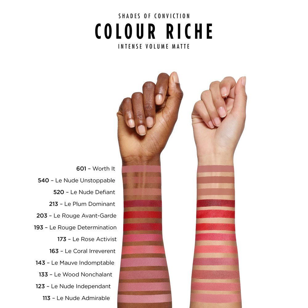 L'ORÉAL PARIS Colour Riche Intense Volume Matte Lipstick, 193 Le Rouge Determination, 0.06 oz