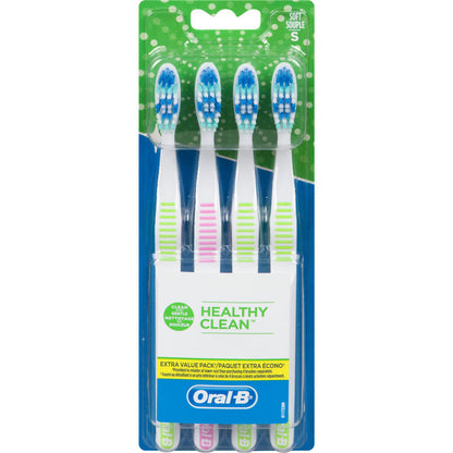 Oral-B Toothbrush Healthy Clean Soft 4 Count