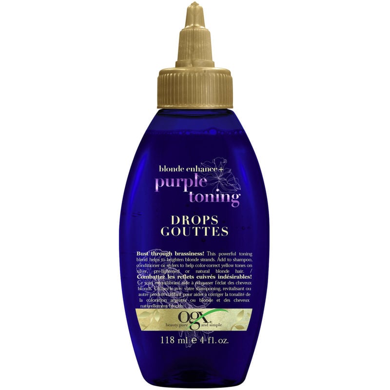 Ogx Blonde Enhance Purple Toning Drops 4oz