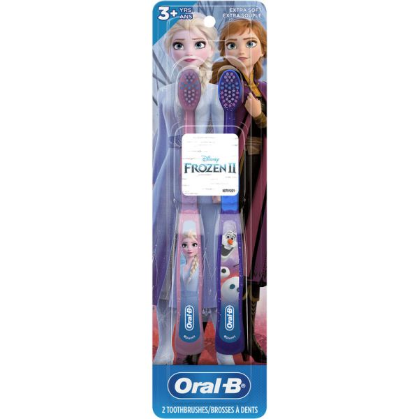 Oral-B Toothbrush Kids Frozen Ii Extra Soft 2 Count