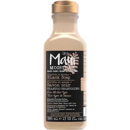 Maui Moisture Shampoo Black Soap 13oz Clarify/Soothe