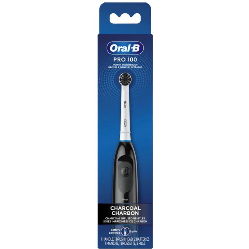 Oral-B Toothbrush Pro 100 Charcoal Battery