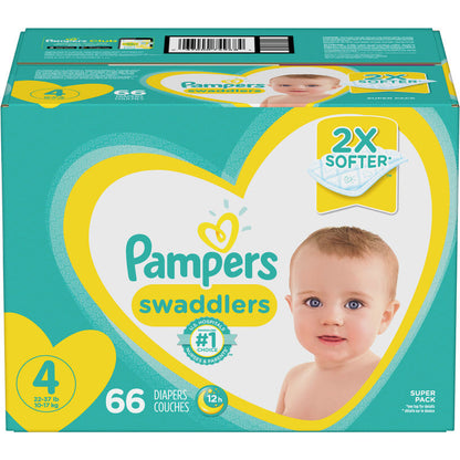 Pampers Diapers Size 4 Swaddlers 22 Count