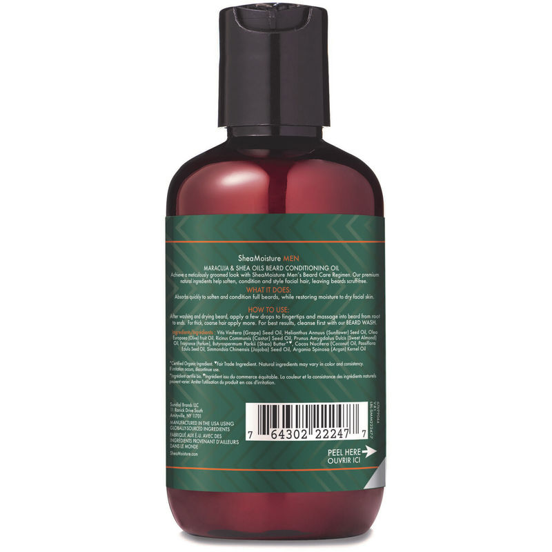 Shea Moisture Men Softening Oil 3.2oz Pre-Shave