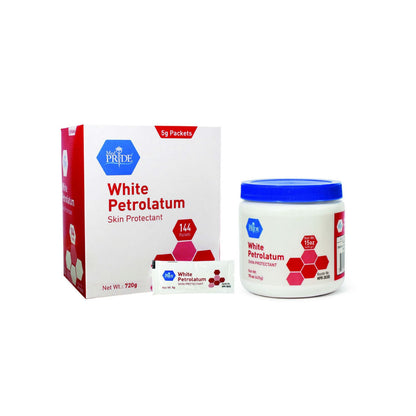 WHITE PETROLATUM USP ONT 144X5GM BP