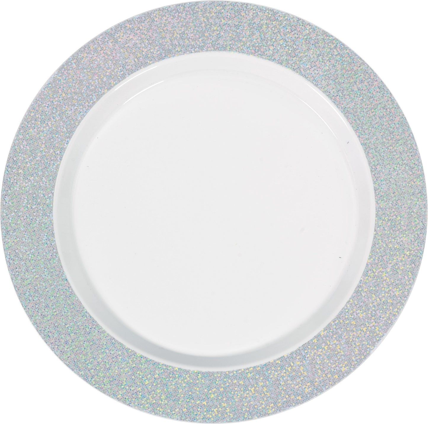 SENSATIONS Premium Paper Lunch Plates - Prismatic Party, 20 count