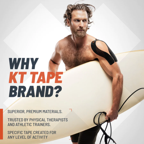 KT TAPE DL 20CT EXTREME PRO BLCK 8PC C/S