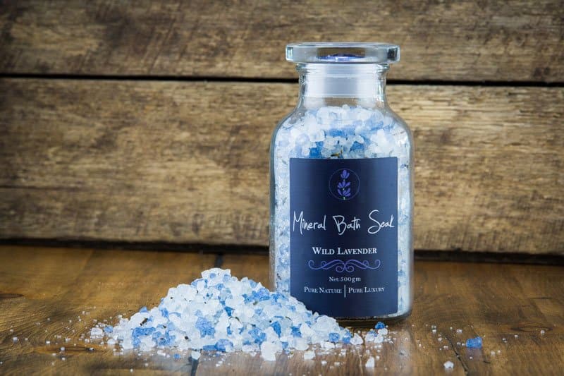 Village Nat. Mineral Bath Soak Nighttime Lavender 20oz