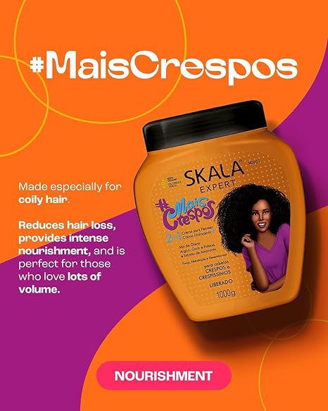 Skala Mais Crespos 2-In-1 Leave-In Treatment Crm 35.2oz