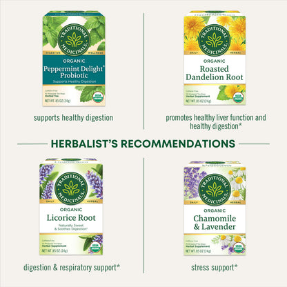 TRADITIONAL MEDICINALS TEA,OG2,SMTH MOVE,PPRMNT