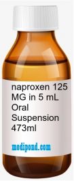 NAPROXEN SS 125MG/5ML 500ML ORAL