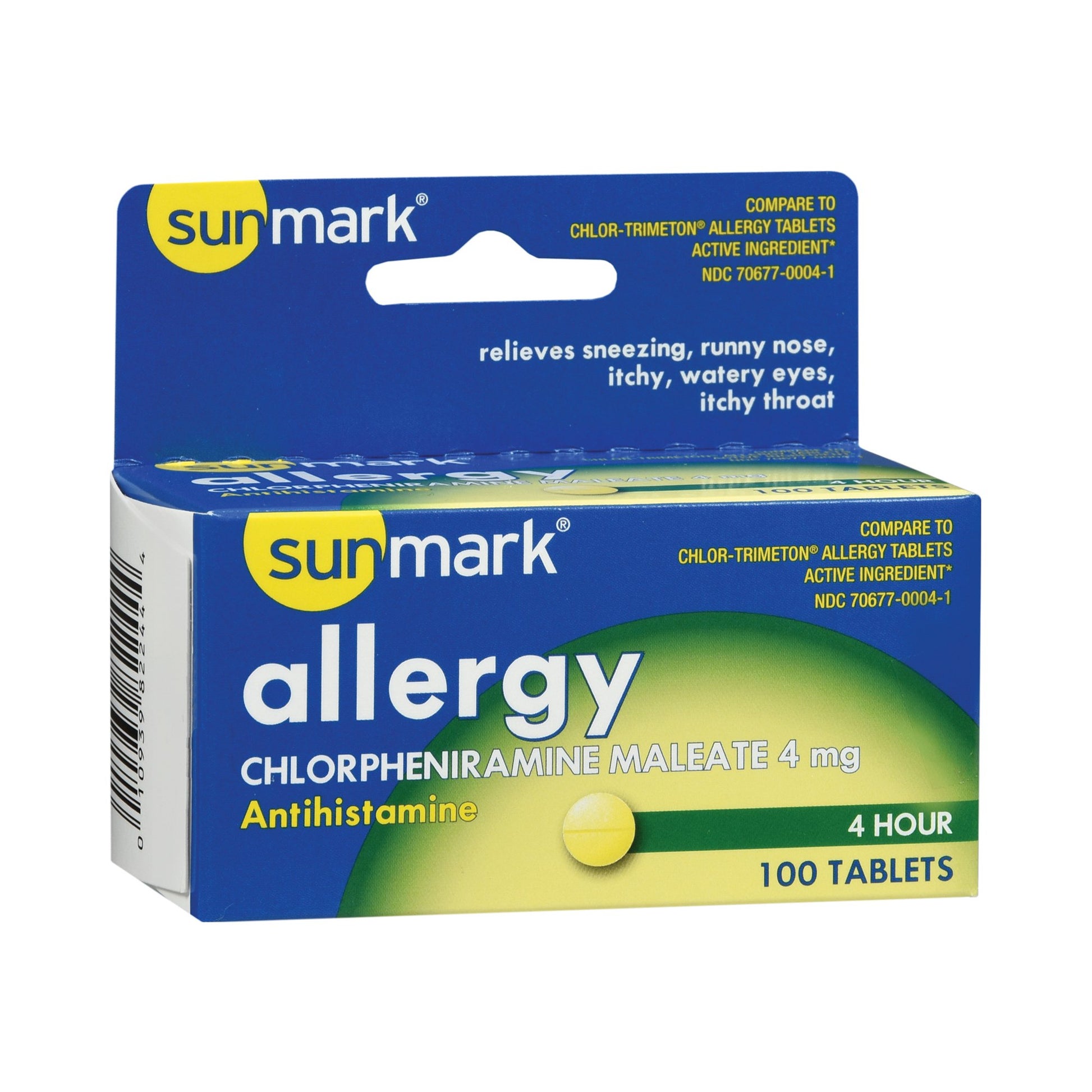 ALLERGY 4 MG TAB 100 UD