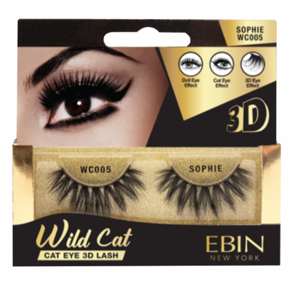 EBIN NEW YORK Wild Cat 3D Lashes - Sophie