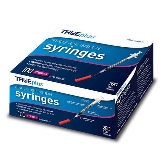 TRUEPLUS SYRINGE 5/16" 31GX1CC 100CT