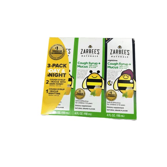 ZARBEES CHILD COUGH + MUCUS DAY SYR 4OZ