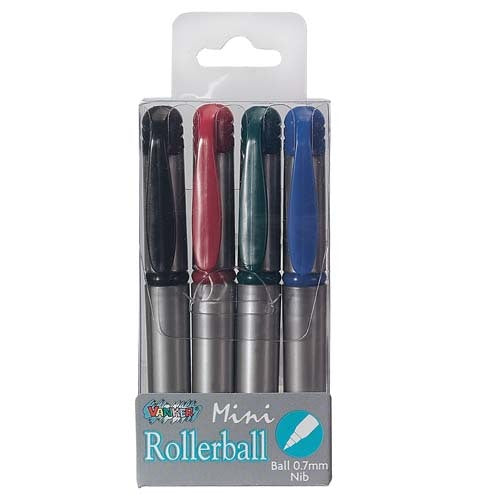 SHRP RLR BALL PEN BLACK 2CT