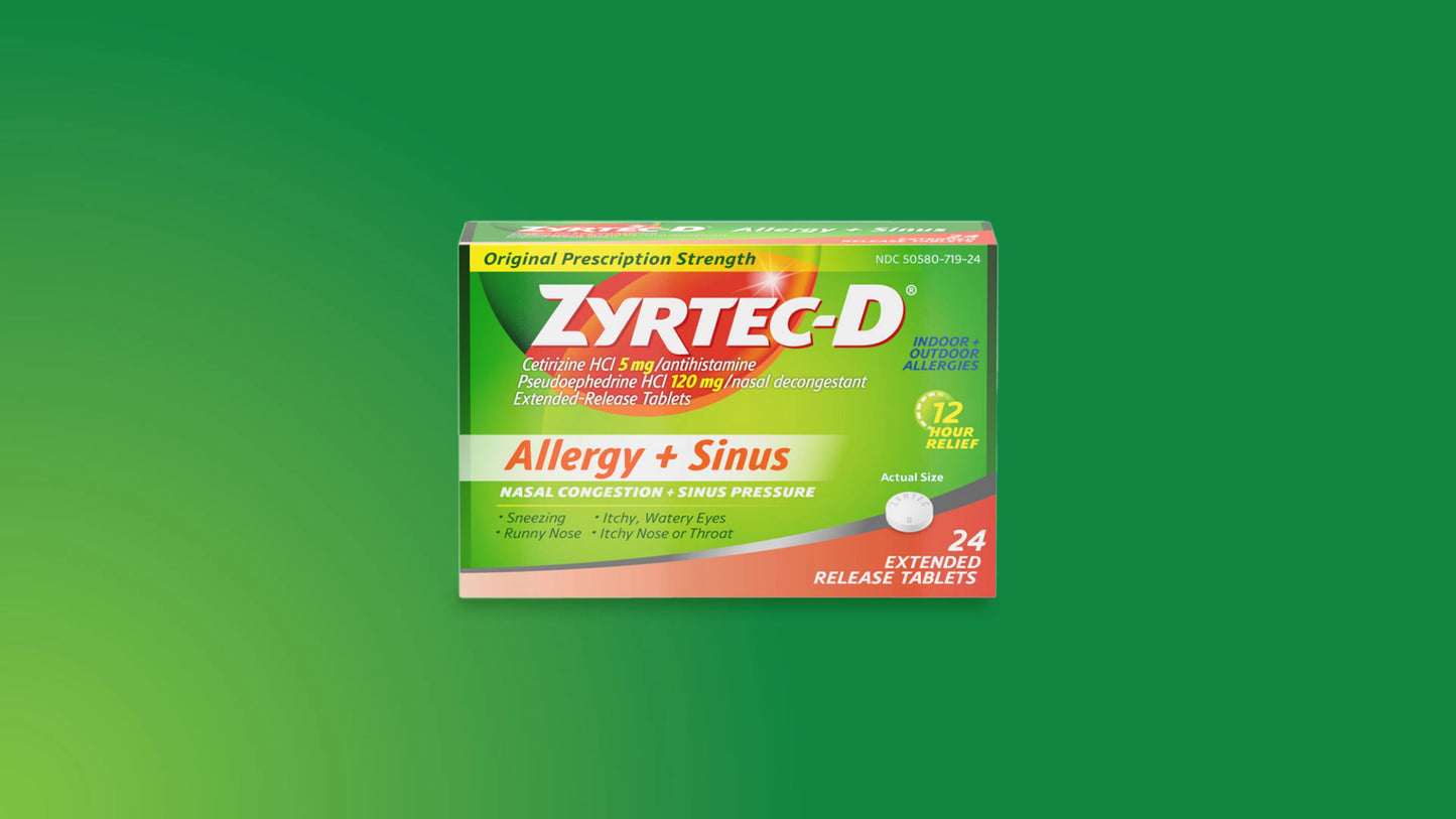 ZYRTEC D TB 120-5MG 24 12H ER